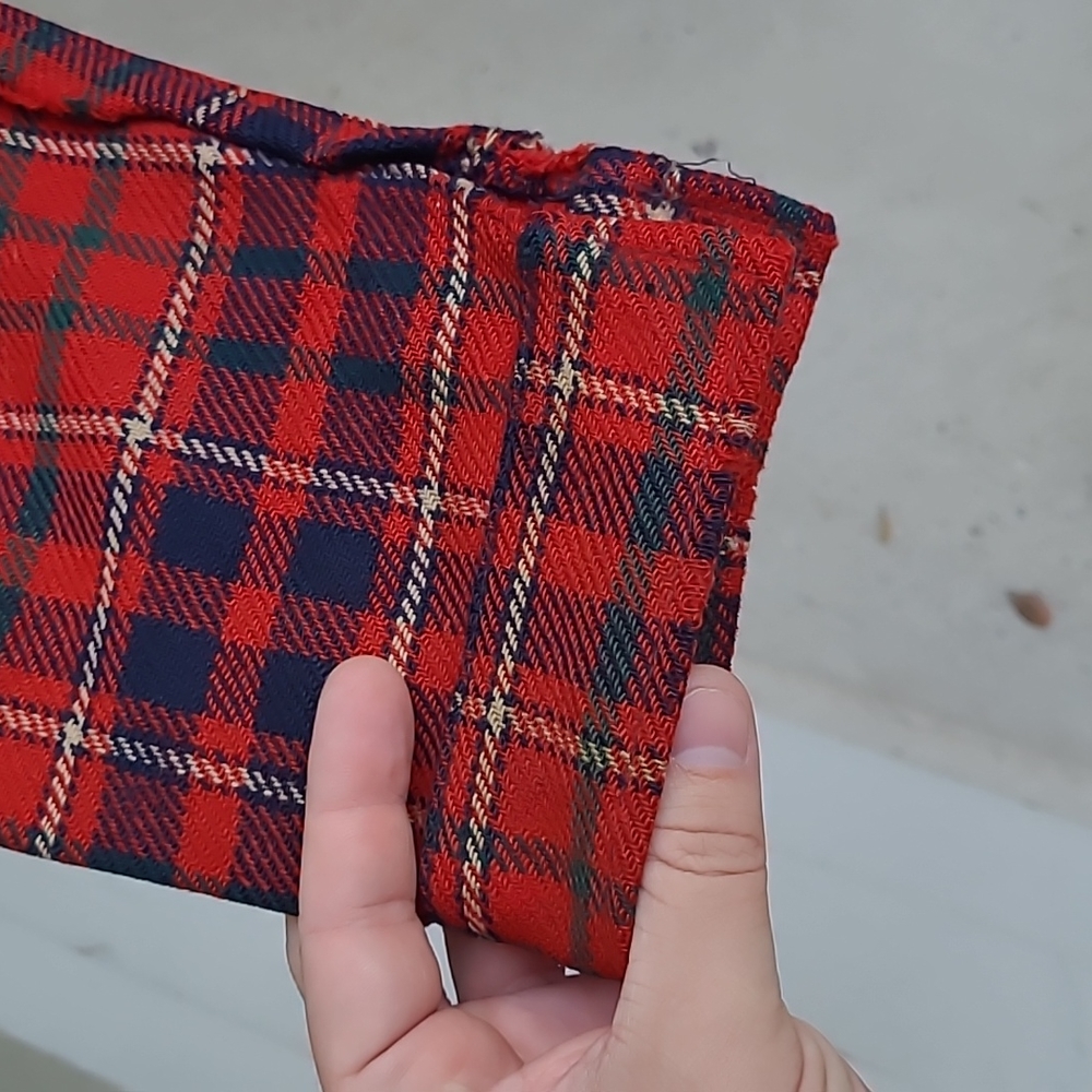 Pendleton Red Plaid Pure Virgin Wool Medium Mens … - image 7